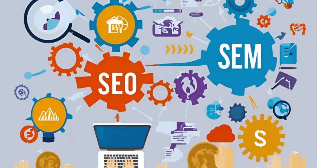 seo and sem banner