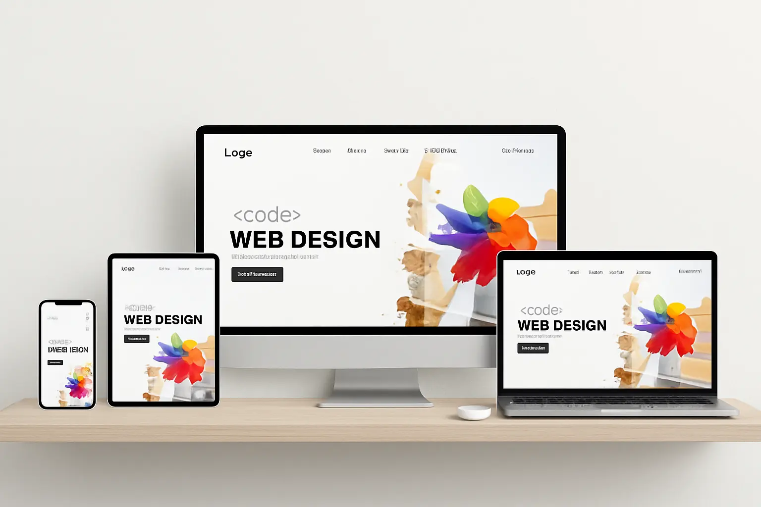 Website design banner